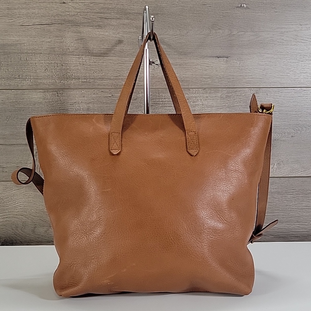 Madewell Classic Tan Leather Tote Bag